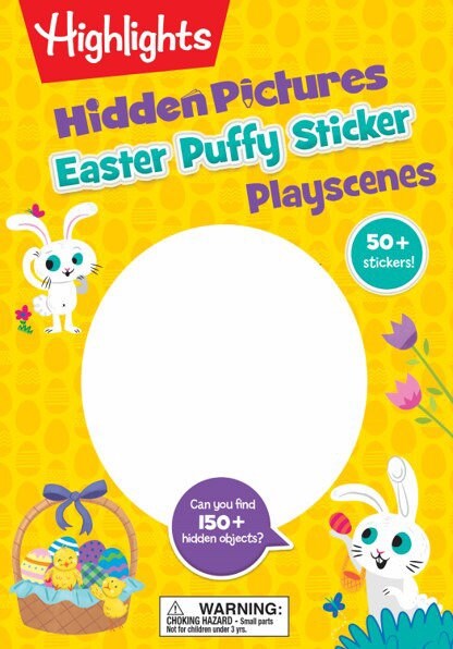 Easter Hidden Pictures Puffy Sticker Playscenes (Paperback)