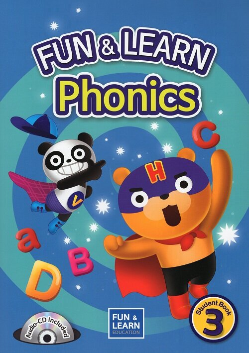 [중고] Fun & Learn Phonics 3 (Student Book, CD)