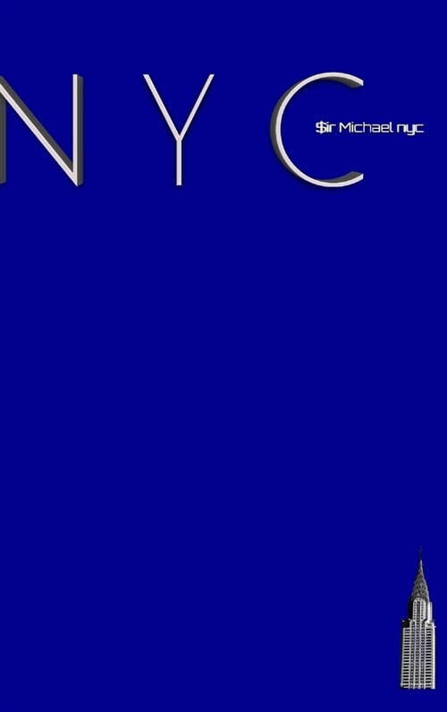 NYC Chrysler building bright blue classic grid page notepad $ir Michael Limited edition: NYC Chrysler building bright blue classic grid page notepad (Hardcover)