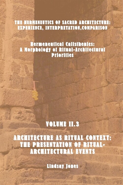 Architecture as Ritual Context (Paperback)