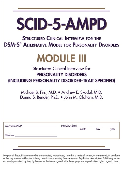 Quick Structured Clinical Interview for Dsm-5(r) Disorders (Quickscid-5) (Paperback)