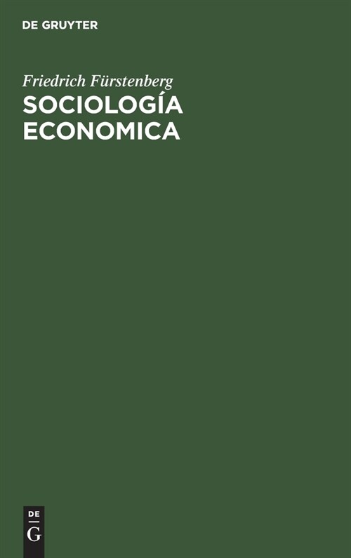 Sociolog? Economica (Hardcover, Titulo de la Ed)