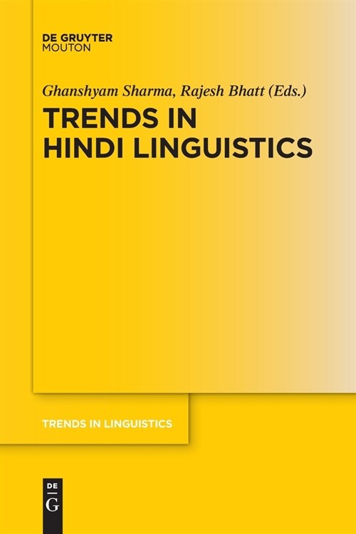 Trends in Hindi Linguistics (Paperback)
