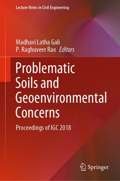 Problematic Soils and Geoenvironmental Concerns: Proceedings of Igc 2018 (Hardcover, 2021)