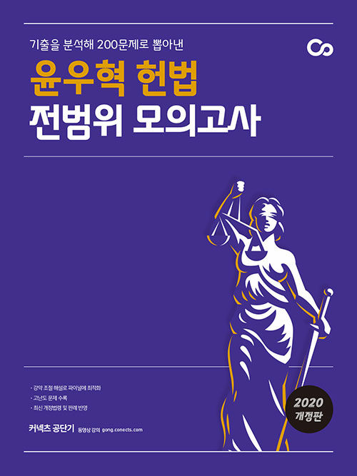 [중고] 2020 윤우혁 헌법 전범위 모의고사