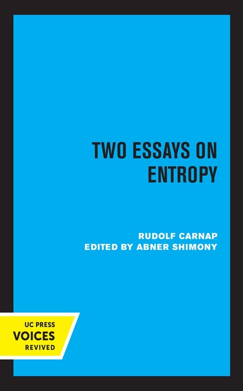 Two Essays on Entropy (Hardcover, 1st)