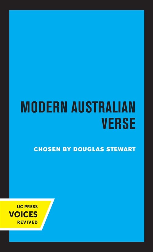 Modern Australian Verse: Modern Australian Verse (Hardcover)