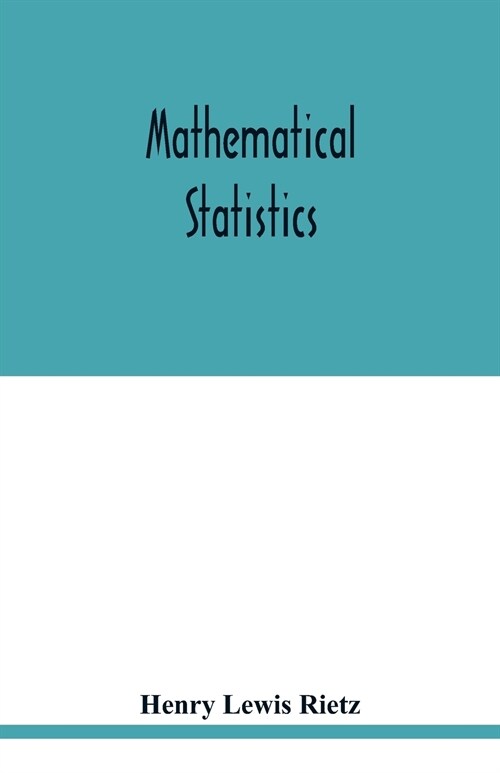 Mathematical statistics (Paperback)