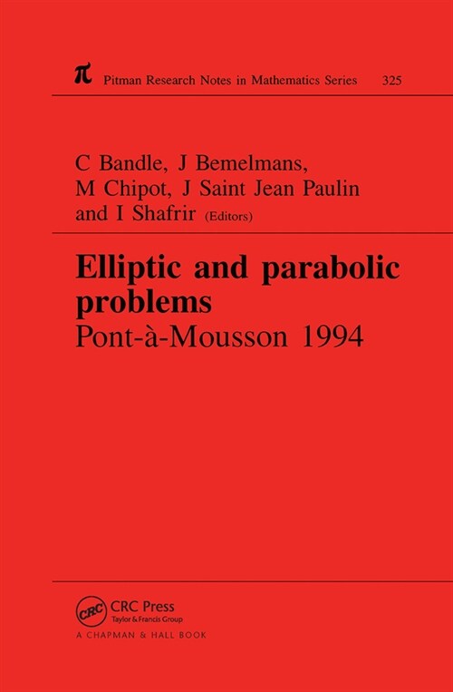Elliptic and Parabolic Problems : Pont-A-Mousson 1994, Volume 325 (Paperback)