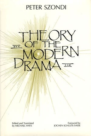 Theory of Modern Drama (Hardcover)