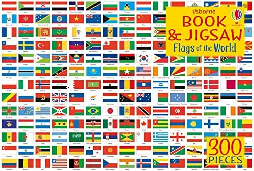 Usborne Book and Jigsaw Flags of the World (Paperback)