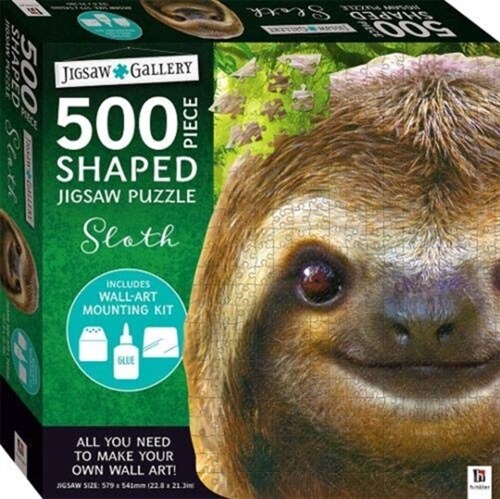 Jigsaw Gallery 500-Piece Shaped Jigsaw: Sloth (Jigsaw)