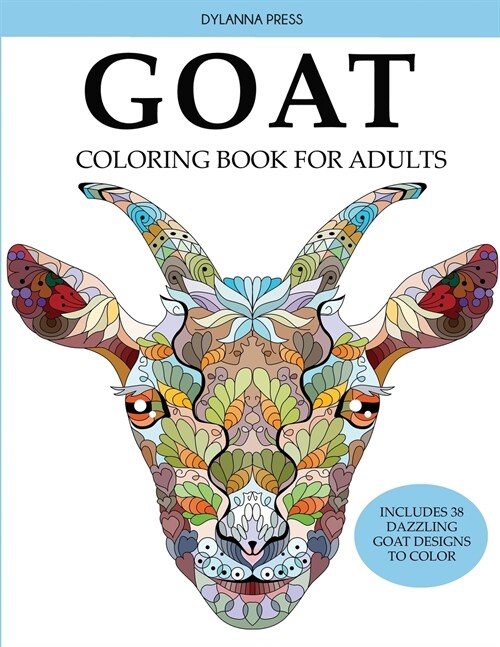 Goat Coloring Book for Adults (Paperback)