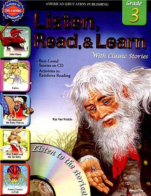 Listen, Read, & Learn with Classic Stories: Grade 3 [With CD] (Paperback)