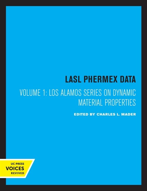 LASL Phermex Data, Vol. I (Paperback, 1st)