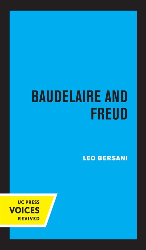 Baudelaire and Freud (Paperback, 1st)