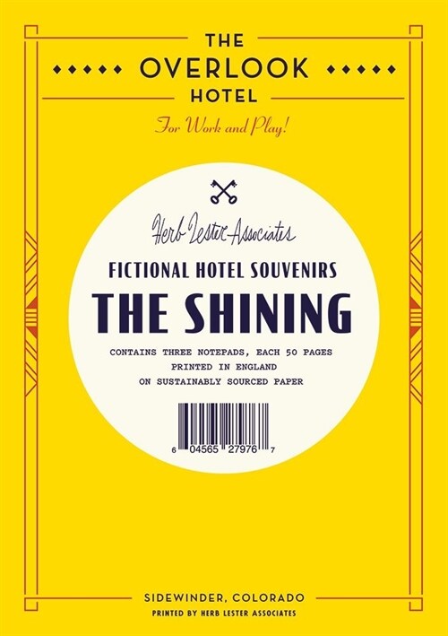 The Overlook Hotel: Fictional Hotel Notepad Set (Hardcover)