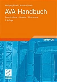 Ava-Handbuch: Ausschreibung - Vergabe - Abrechnung (Paperback, 7th, 7., Uberarb. U.)