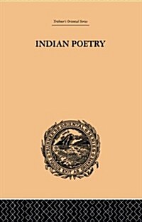 Indian Poetry (Paperback)