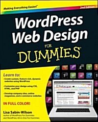 Wordpress Web Design for Dummies (Paperback, 2, Revised)