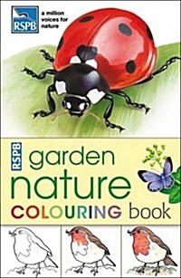 RSPB Garden Nature Colouring Book (Paperback)