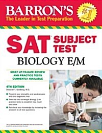 Barrons SAT Subject Test Biology E/M (Paperback, 4)