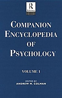 Companion Encyclopedia of Psychology : 2-Volume Set (Paperback)