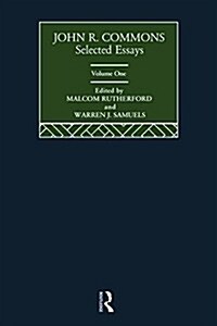 John R. Commons: Selected Essays (Multiple-component retail product)