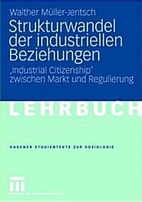 Strukturwandel Der Industriellen Beziehungen: Industrial Citizenship Zwischen Markt Und Regulierung (Paperback, 2007)