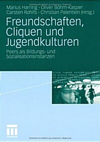 Freundschaften, Cliquen Und Jugendkulturen: Peers ALS Bildungs- Und Sozialisationsinstanzen (Paperback, 2010)