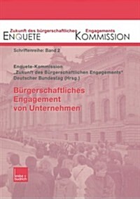 Burgerschaftliches Engagement Von Unternehmen (Paperback, 2003 ed.)
