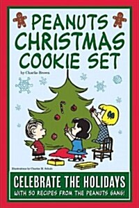 Peanuts Christmas Cookie Set: Celebrate the Holidays with 50 Recipes from the Peanuts Gang (Hardcover)