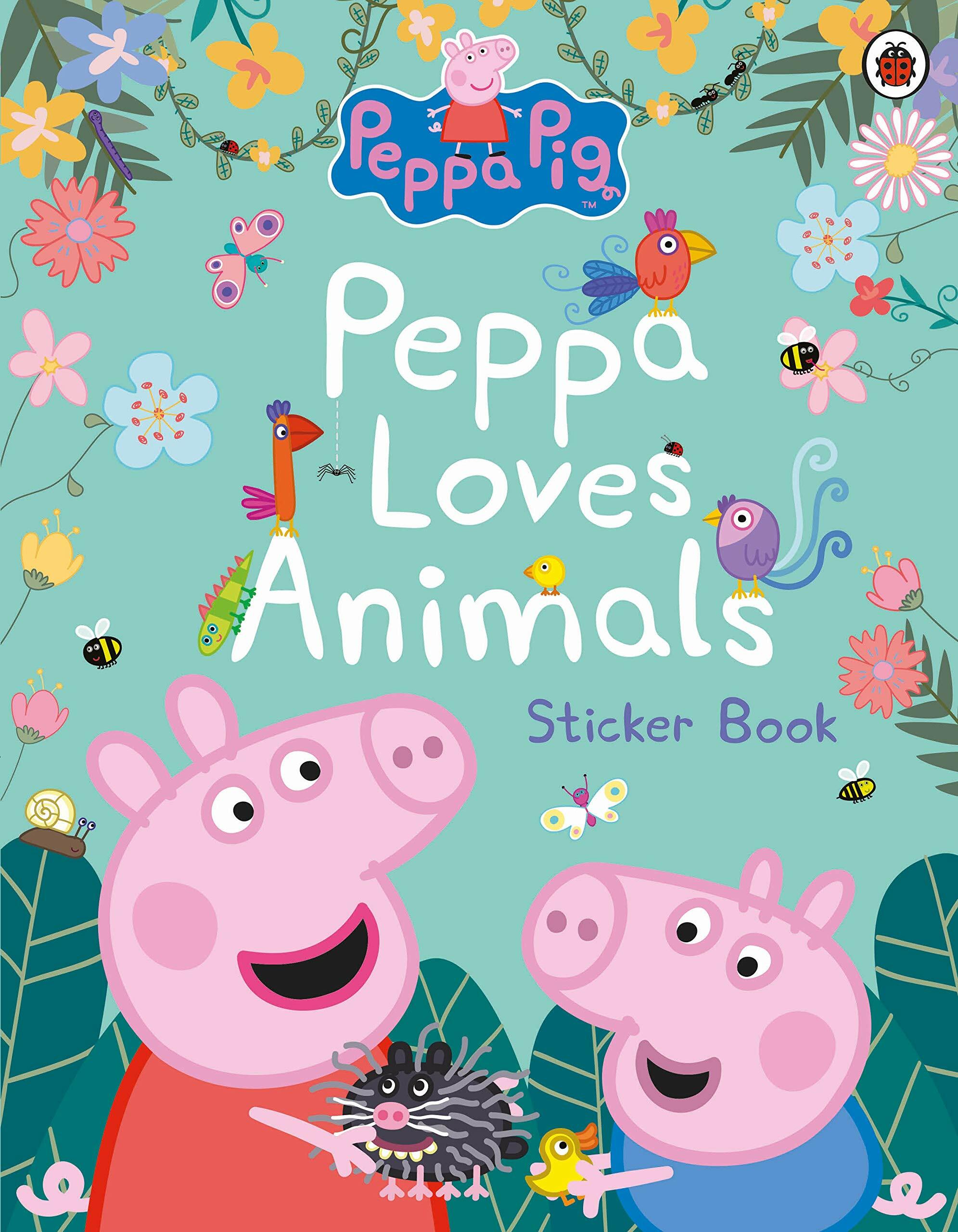 Peppa Pig: Peppa Loves Animals : Sticker Activity Book (Paperback)