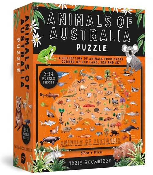 Animals of Australia Puzzle : 252-Piece Jigsaw Puzzle (Jigsaw, First Edition, Novelty, Slips, Act Pcks, Dolls, Pu)