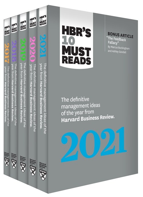 5 Years of Must Reads from Hbr: 2021 Edition (5 Books) (Paperback)
