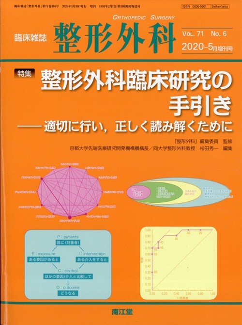 整形外科臨床硏究の手引き―適切に行い、正しく讀み解くために 2020年 5月號