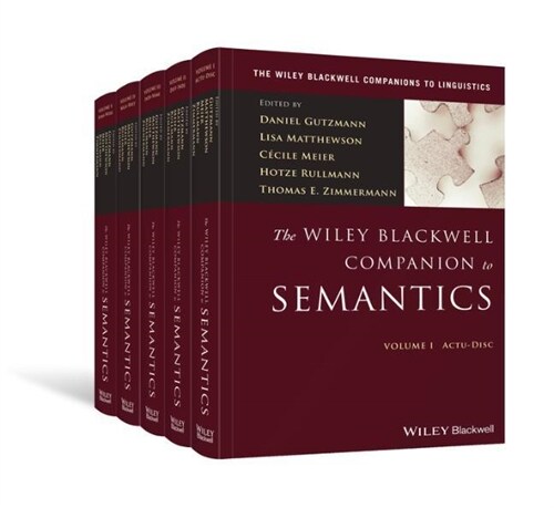 The Wiley Blackwell Companion to Semantics, 5 Volume Set (Hardcover)