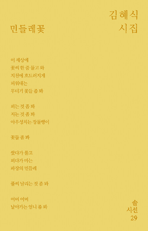 민들레꽃