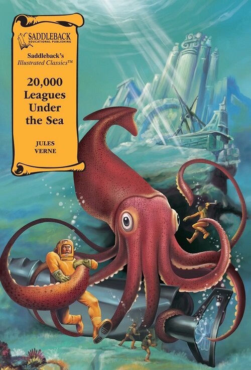20,000 Leagues Under the Sea - Graphic Novel (Saddlebacks Illustrated Classics) (Paperback)