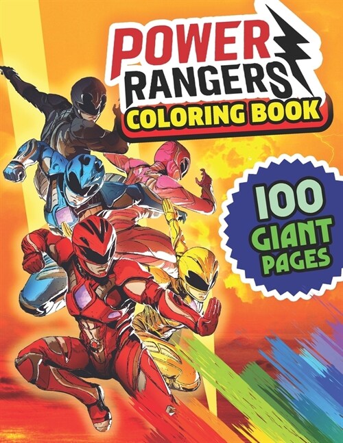 Power Rangers Coloring Book: GREAT Coloring Book for Kids and Fans with LARGE PAPERS and HIGH QUALITY IMAGES (Paperback)