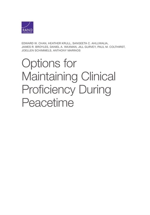 Options for Maintaining Clinical Proficiency During Peacetime (Paperback)