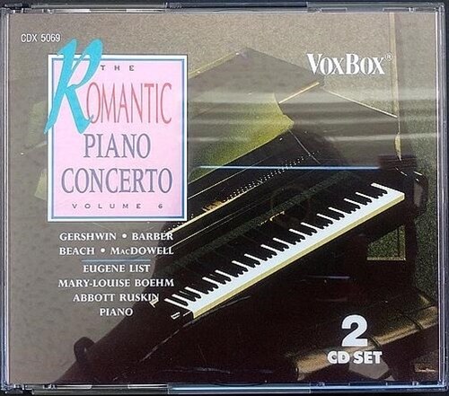 [중고] [수입] 새뮤얼 바버, 조지 거슈윈, 에이미 비치, 에드워드 맥다월 - Romantic Piano Concerto Vol.6 2CD 