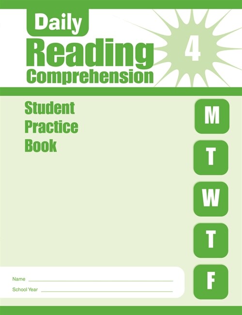 Daily Reading Comprehension, Grade 4 Student Edition Workbook (Paperback)