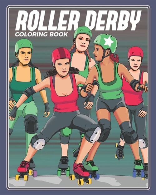 Roller Derby Coloring Book (Paperback)