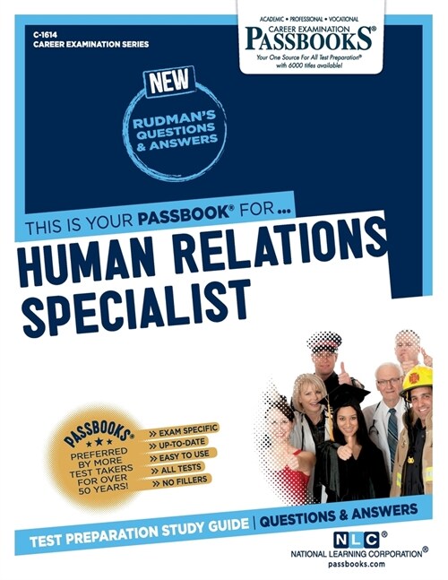 Human Relations Specialist (C-1614): Passbooks Study Guide Volume 1614 (Paperback)