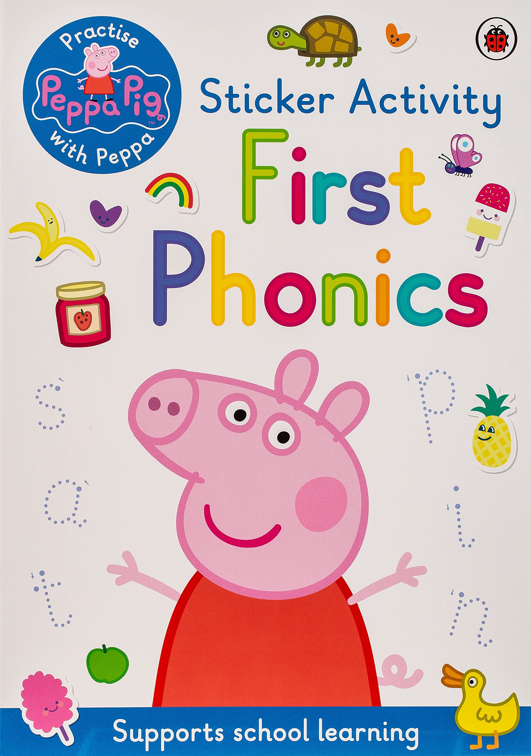 Peppa Pig: Practise with Peppa: First Phonics : Sticker Activity Book (Paperback)