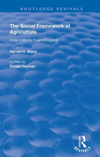 THE SOCIAL FRAMEWORK OF AGRICULTURE (Hardcover)