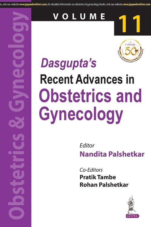 Dasguptas Recent Advances in Obstetrics and Gynecology : Volume 11 (Paperback)