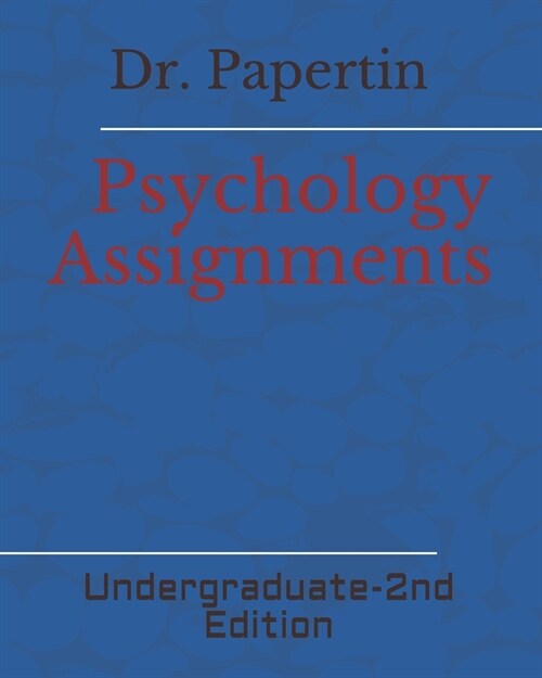 Psychology Assignments: Undergraduate (Paperback)