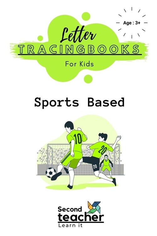 Sports Based Letter Tracing Book for Kids: 163 Pages (Paperback)